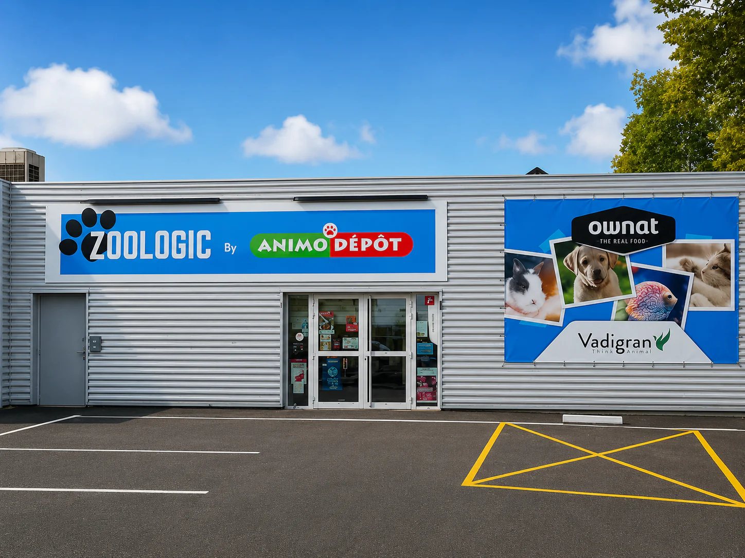Façade du magasin Zoologic by Animo Dépôt La Flèche